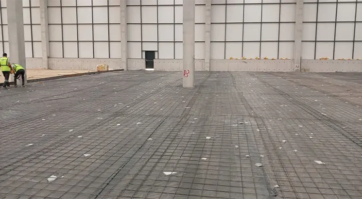 Under-concrete nylon tarpaulin